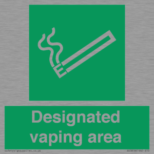 Designated vaping area